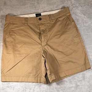 Vintage 90s Classic J.Crew Portsider Shorts | Khaki | 33